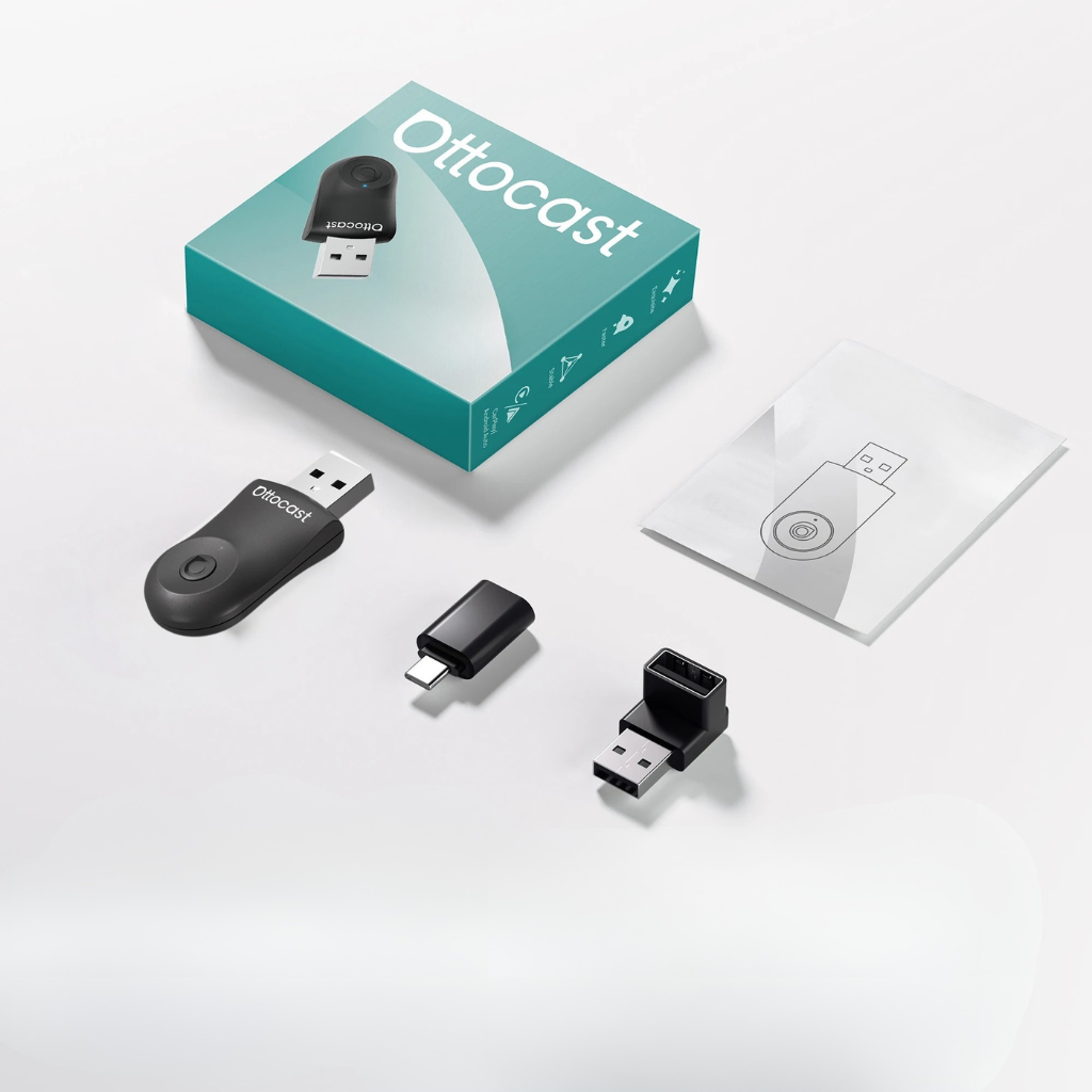 wireless adapter 2-in-1 usb compatible with most aussie cars black