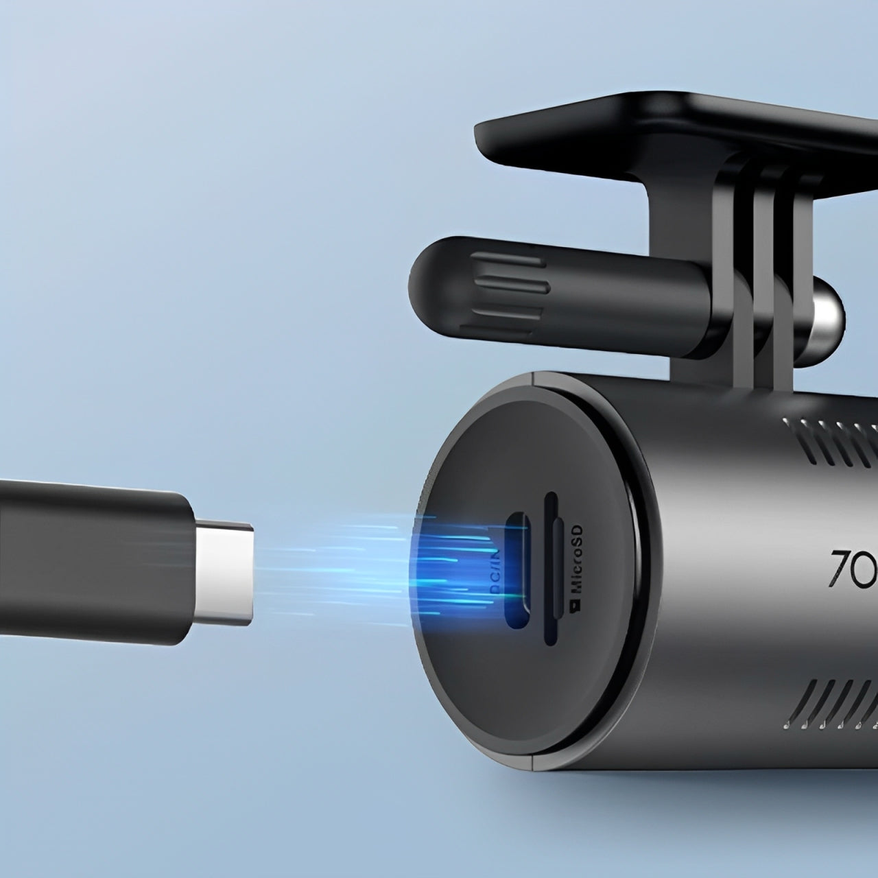 dash cam m310 1296p hd with wi-fi app connection
