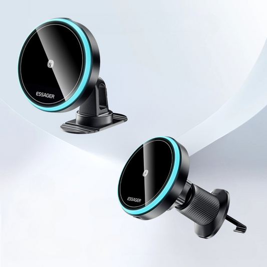 magnetic wireless car charger for iPhone – easy installation